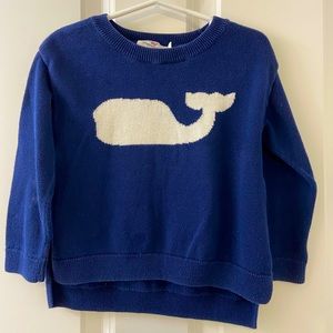 Vineyard Vines whale sweater 3T